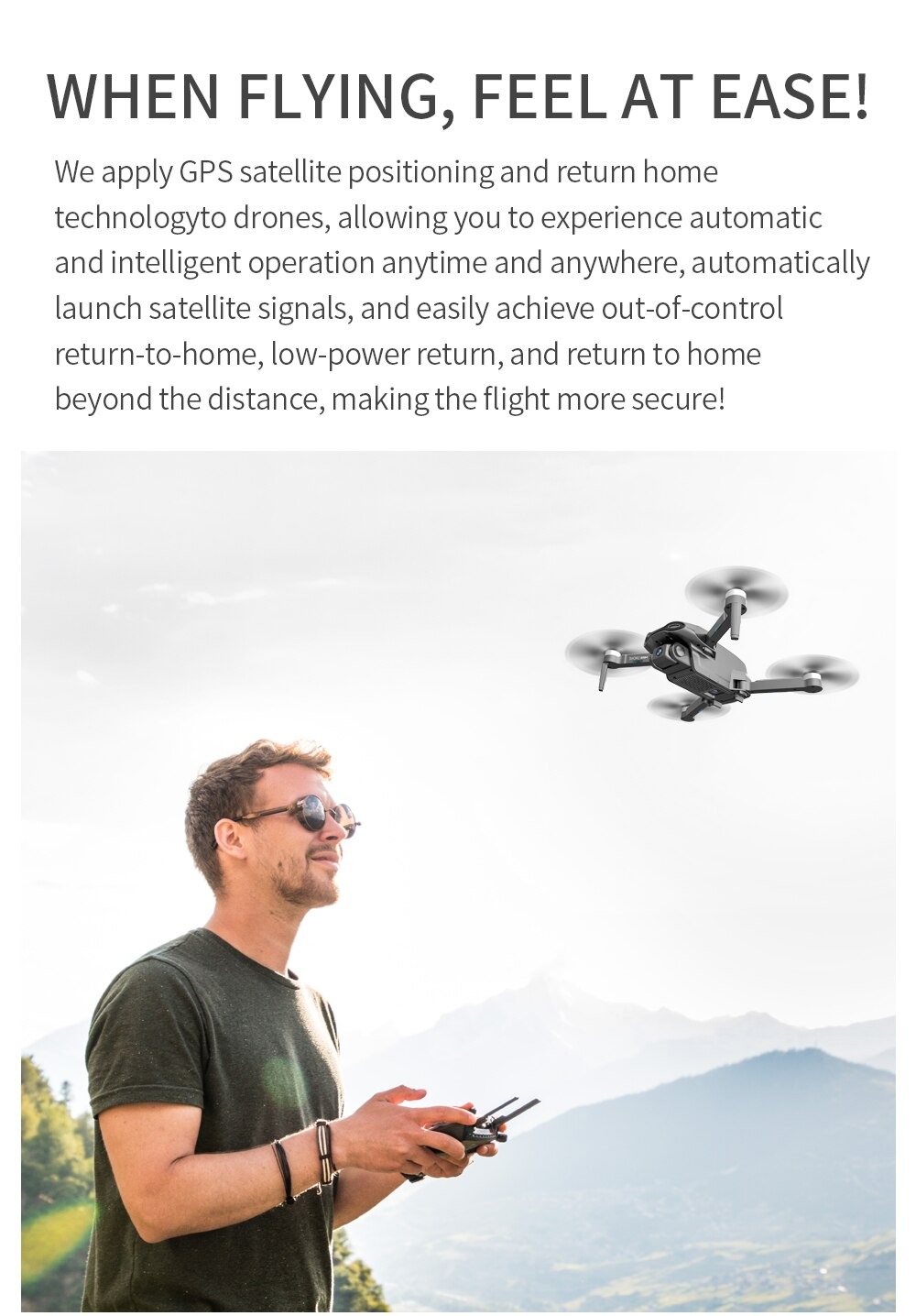 LUXWALLET Nocchi 5D - 20 KM/h - 249 Gram - 6K Camera + Stabilisator - 5Ghz WiFI FPV GPS Drone - Live Video + 2 Accu + Opbergcase - Afbeelding 18