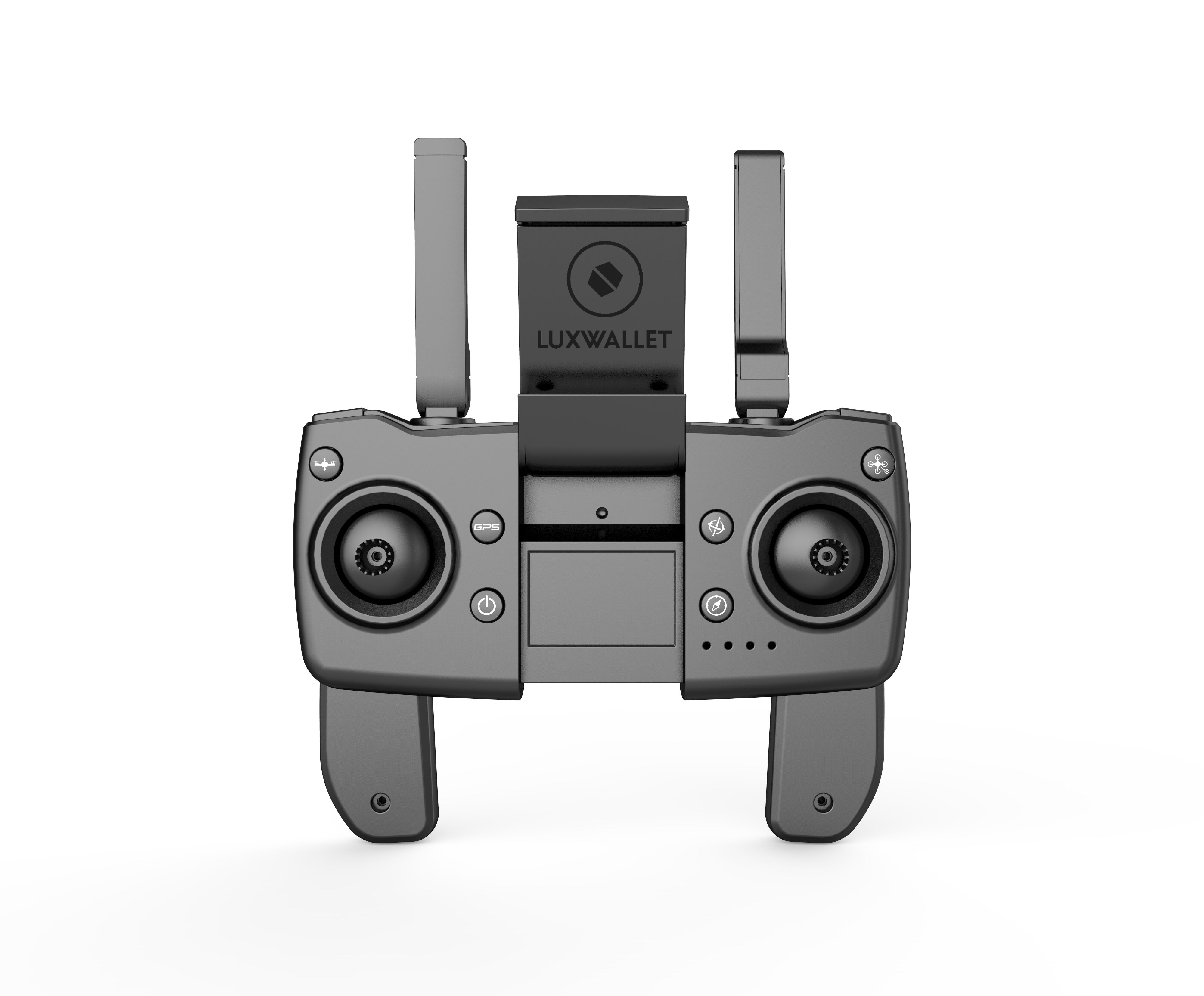 LUXWALLET Nocchi 5D - 20 KM/h - 249 Gram - 6K Camera + Stabilisator - 5Ghz WiFI FPV GPS Drone - Live Video + 2 Accu + Opbergcase - Afbeelding 2