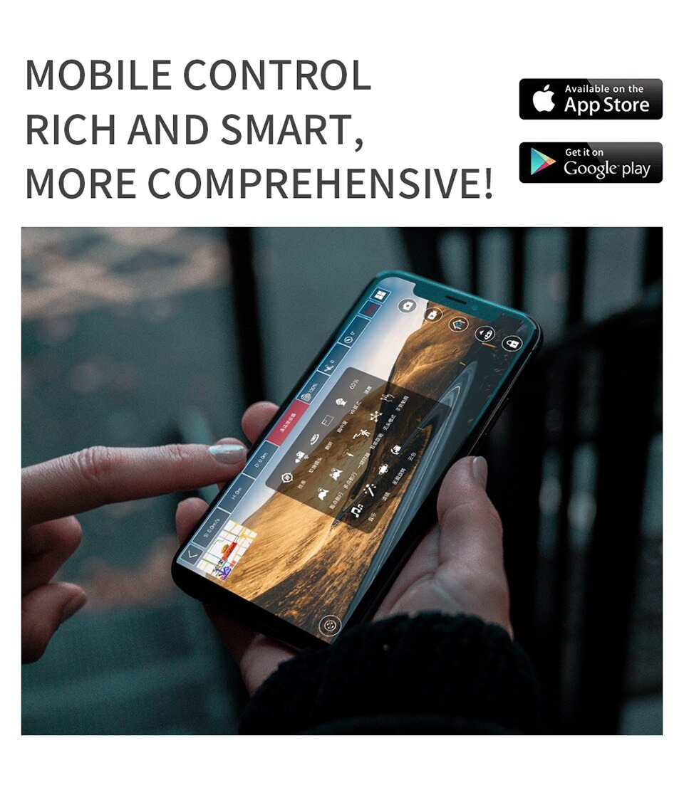 LUXWALLET Nocchi 5D - 20 KM/h - 249 Gram - 6K Camera + Stabilisator - 5Ghz WiFI FPV GPS Drone - Live Video + 2 Accu + Opbergcase - Afbeelding 7