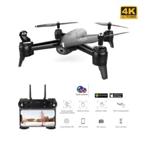 LUXWALLET SG-ProX - Camera Drone Beginner / Kids - Volg Functie - Geen vliegbewijs nodig - 2x Accu - Zwart