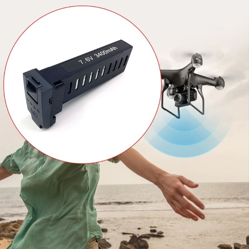LUXWALLET Drone Batterij – Batterij Geschikt Voor LUXWALLET Ai-Fly² GPS Drone - Afbeelding 7