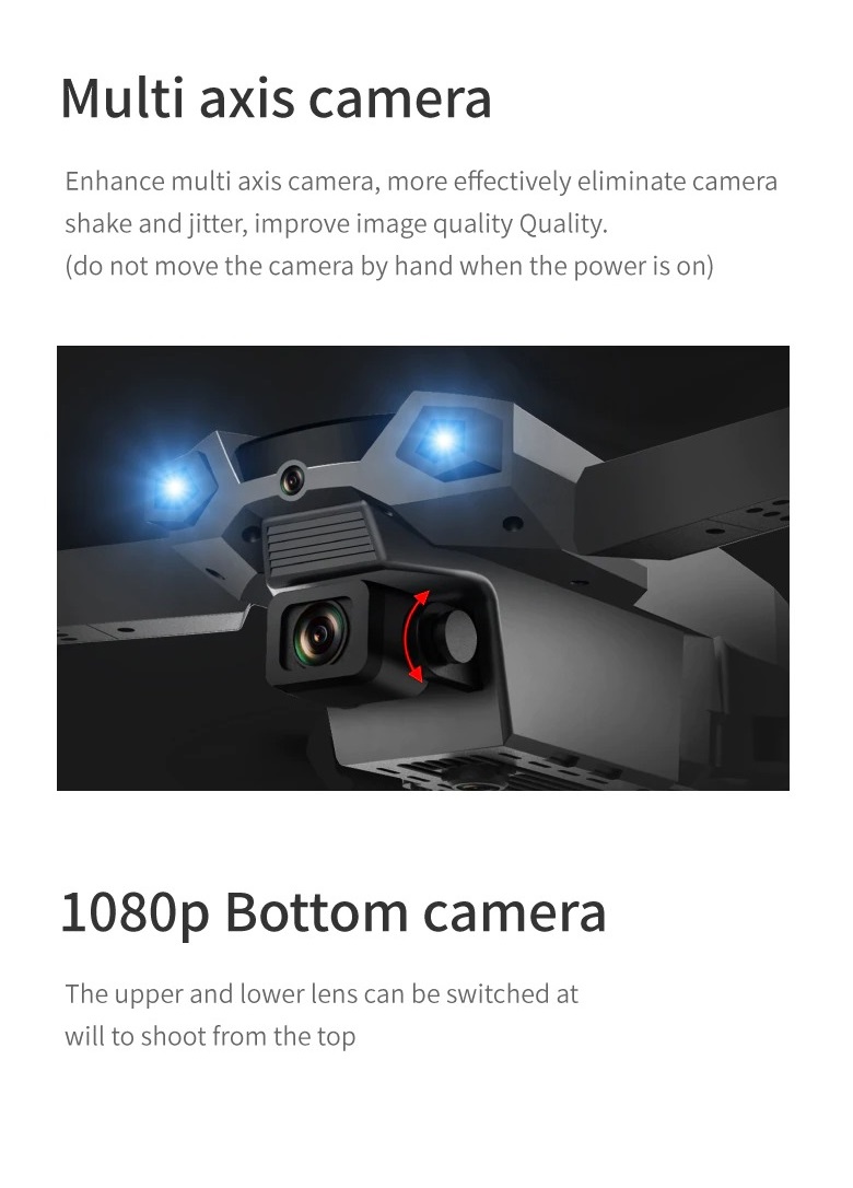 LUXWALLET® AeroFly Dodge Drone – 30km/h - Mini Drone met Camera + Infrarood Obstakel Ontwijking – VR - IOS / Android App - 2x Accu - Afbeelding 23