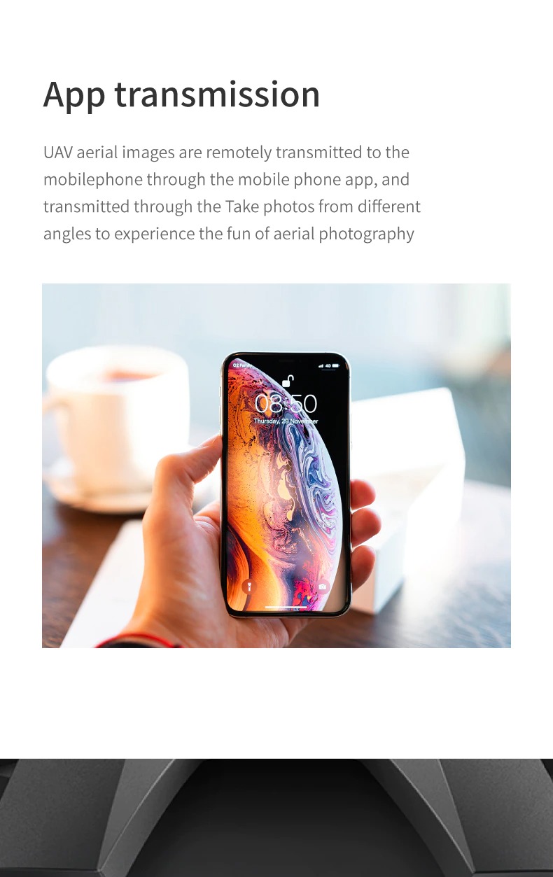 LUXWALLET® AeroFly Dodge Drone – 30km/h - Mini Drone met Camera + Infrarood Obstakel Ontwijking – VR - IOS / Android App - 2x Accu - Afbeelding 21
