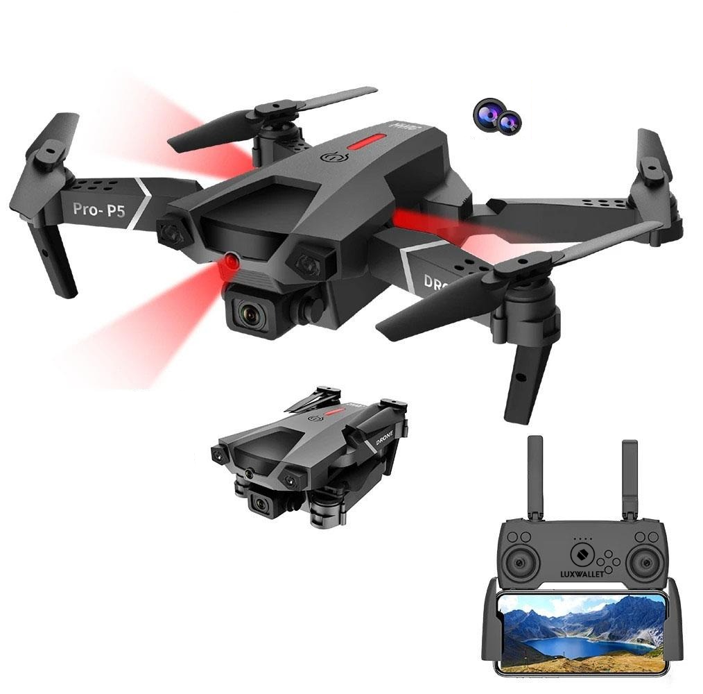 LUXWALLET® AeroFly Dodge Drone – 30km/h - Mini Drone met Camera + Infrarood Obstakel Ontwijking – VR - IOS / Android App - 2x Accu - Afbeelding 3