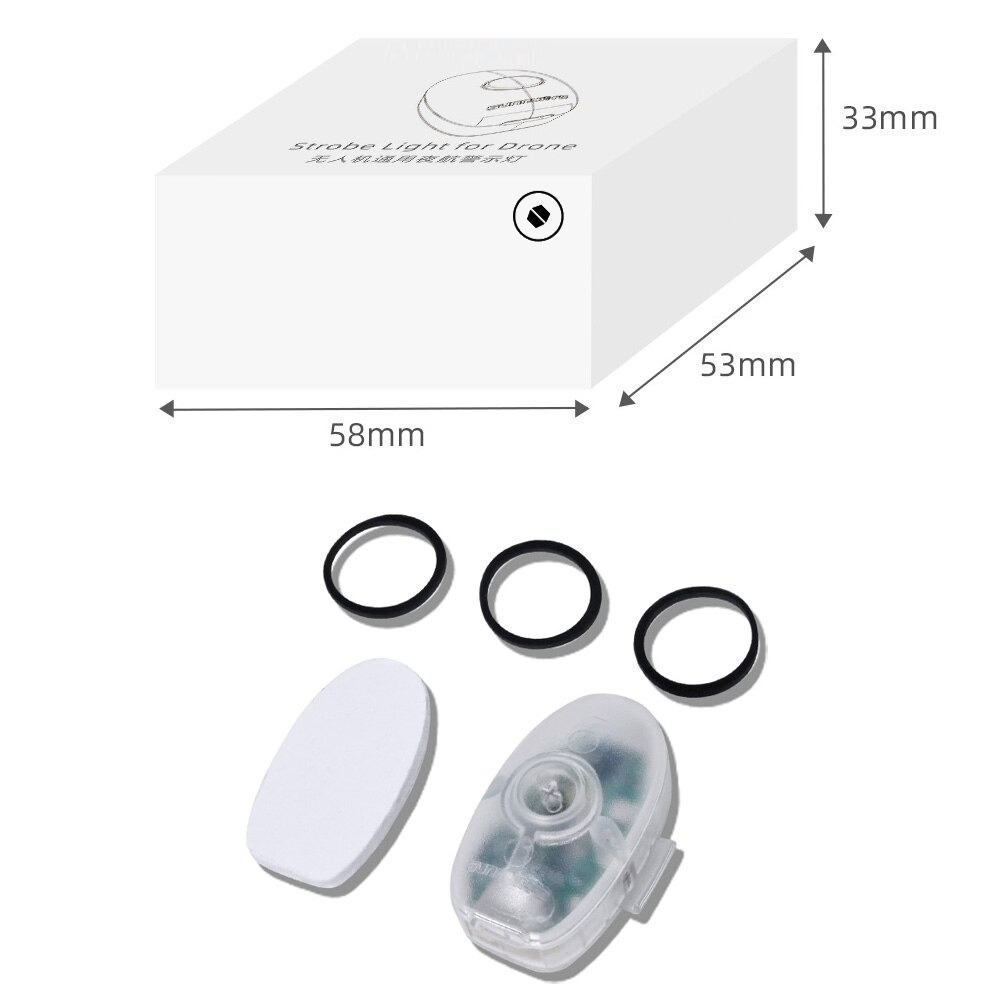 LUXWALLET SLD1 – Universele Drone Verlichting LED Lamp - Drie Kleuren - Geschikt voor o.a. DJI Mini SE/Air2s/Phantom 4 Pro - Afbeelding 10