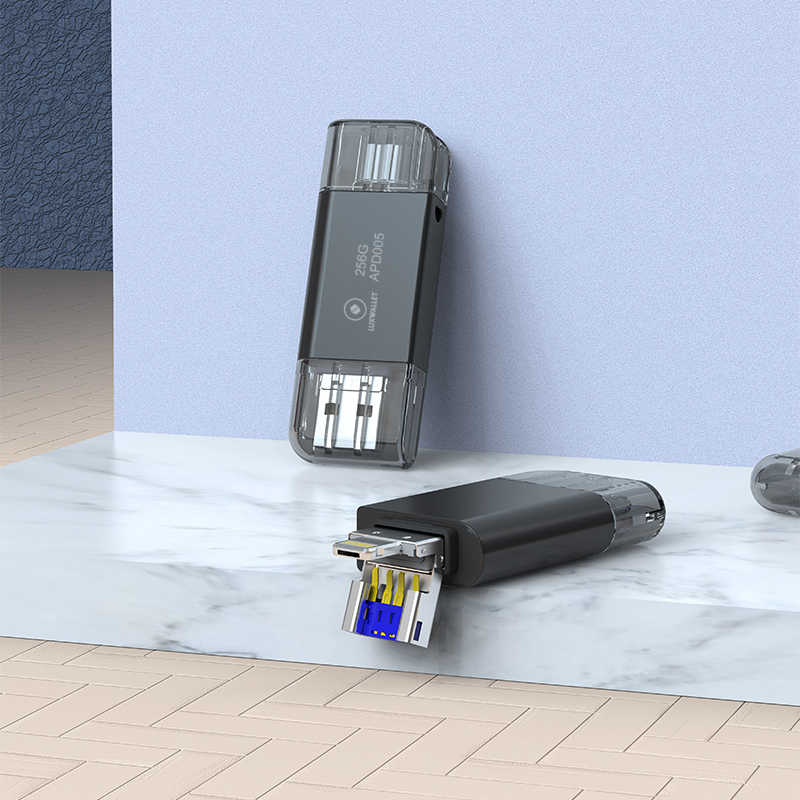 LUXWALLET APD - FlashDrive - 64GB - Extra Opslag iOS - Geen App Nodig + USB-C - Lightning - USB - Plug & Play - Afbeelding 7