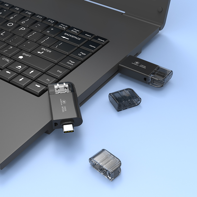 LUXWALLET APD - FlashDrive - 64GB - Extra Opslag iOS - Geen App Nodig + USB-C - Lightning - USB - Plug & Play - Afbeelding 6