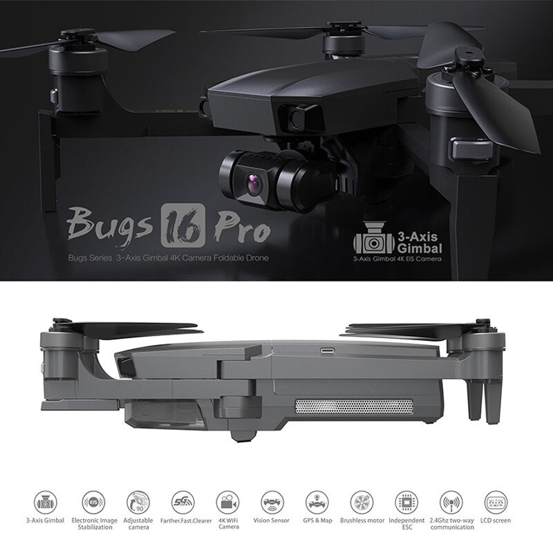 LUXWALLET Skyline5 – 40 km/h - 5Ghz Professionele Drone Met 3 Assige Gimbal – Mobiele App – Drone Met Echte 4K Camera - Grijs - Afbeelding 22