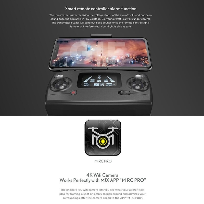 LUXWALLET Skyline5 – 40 km/h - 5Ghz Professionele Drone Met 3 Assige Gimbal – Mobiele App – Drone Met Echte 4K Camera - Grijs - Afbeelding 19