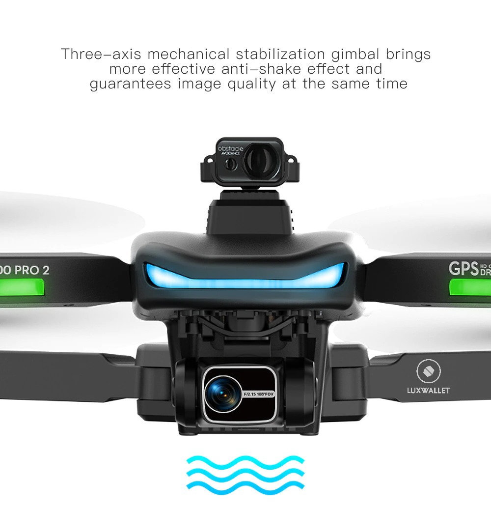 LUXWALLET OMEGA X DODGE - 45 km/h - GPS Drone - Obstakel Ontwijking Sensor - FPV WiFi 5Ghz - Micro SD - 2x Camera - 3-As Gimbal- Oranje - Afbeelding 21