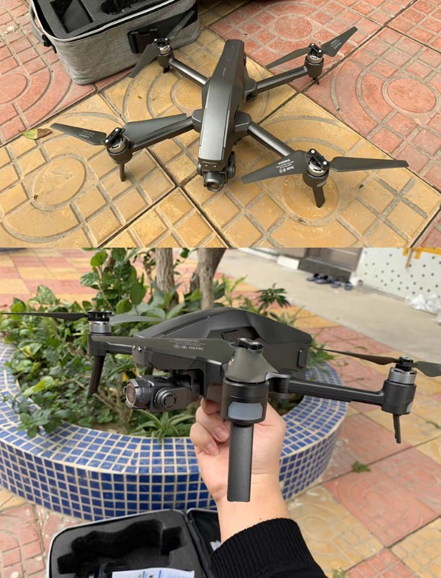 LUXWALLET® SkyLine³ 15-30KM/h – 3KM Bereik – Gimbal - GPS 5Ghz - Drone – FPV Live - Quadcopter – 2x Accu + Draagtas - Afbeelding 10