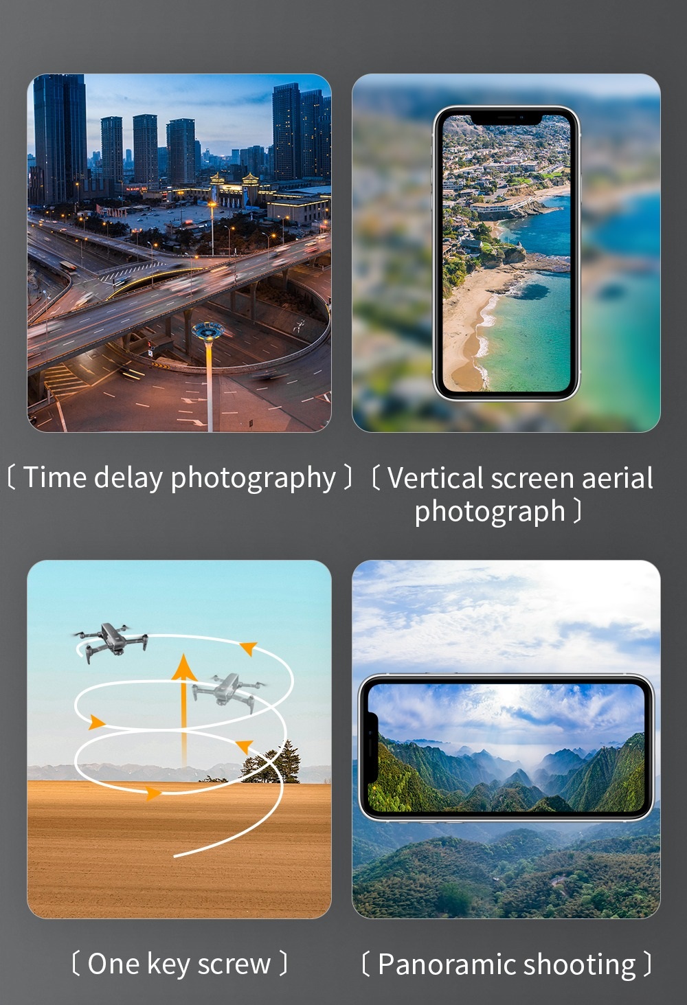 LUXWALLET Skyline Ultra Instinct Drone Met LAOS (Laser Obstacle Avoidance) - Professioneel 4K Video WiFi - 2-As Gimbal Luchtfotografie – 3500M - EIS Stabilisator – Donker Grijs - Afbeelding 19