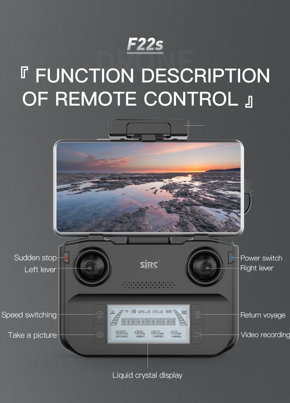 LUXWALLET Skyline Ultra Instinct Drone Met LAOS (Laser Obstacle Avoidance) - Professioneel 4K Video WiFi - 2-As Gimbal Luchtfotografie – 3500M - EIS Stabilisator – Donker Grijs - Afbeelding 22