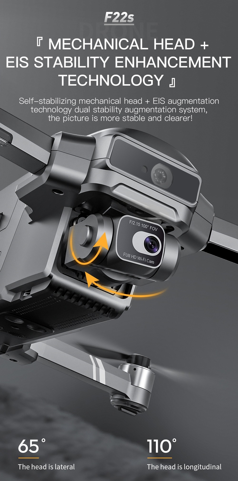 LUXWALLET Skyline Ultra Instinct Drone Met LAOS (Laser Obstacle Avoidance) - Professioneel 4K Video WiFi - 2-As Gimbal Luchtfotografie – 3500M - EIS Stabilisator – Donker Grijs - Afbeelding 5