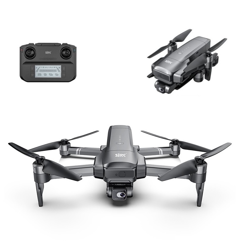 LUXWALLET Skyline Ultra Instinct Drone Met LAOS (Laser Obstacle Avoidance) - Professioneel 4K Video WiFi - 2-As Gimbal Luchtfotografie – 3500M - EIS Stabilisator – Donker Grijs