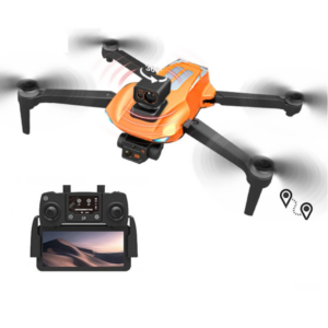 LUXWALLET Aerofly X Dodge - 30km/h - GPS Drone + OAS (Obstakels Vermijden) - 1200 Meter - 1-As Camera - EIS  - Oranje