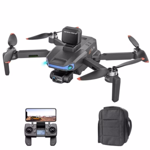 LUXWALLET Aerofly X Hawk – 30km/h - WiFi GPS Drone - Radar Sensor - 3-as Gimbal – Borstelloze Motor – Terugkeerfunctie - Zwart