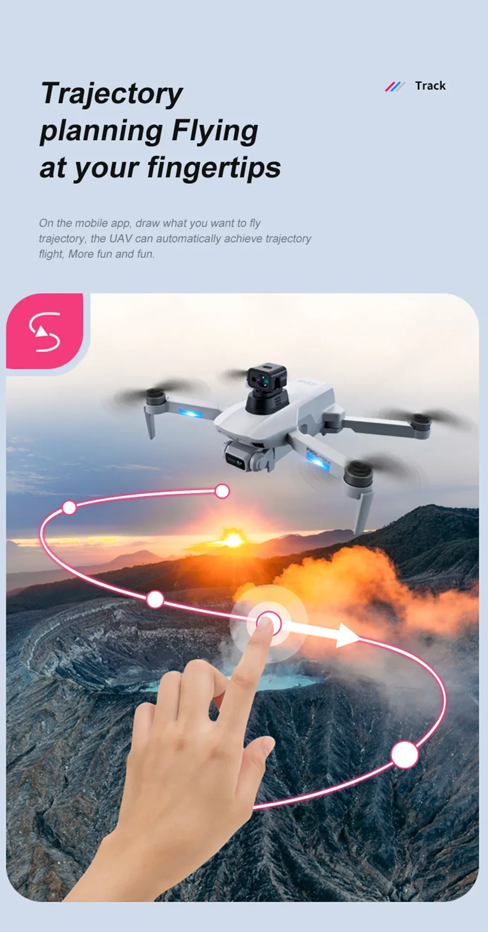 LUXWALLET Falcon X Dodge - 30KM/h Drone - WiFi GPS 1080P Full HD Drone – Laser Obstacle Avoidance - EIS Stabilisator - 2000 Meter Afstand + 2x Accu - Afbeelding 10