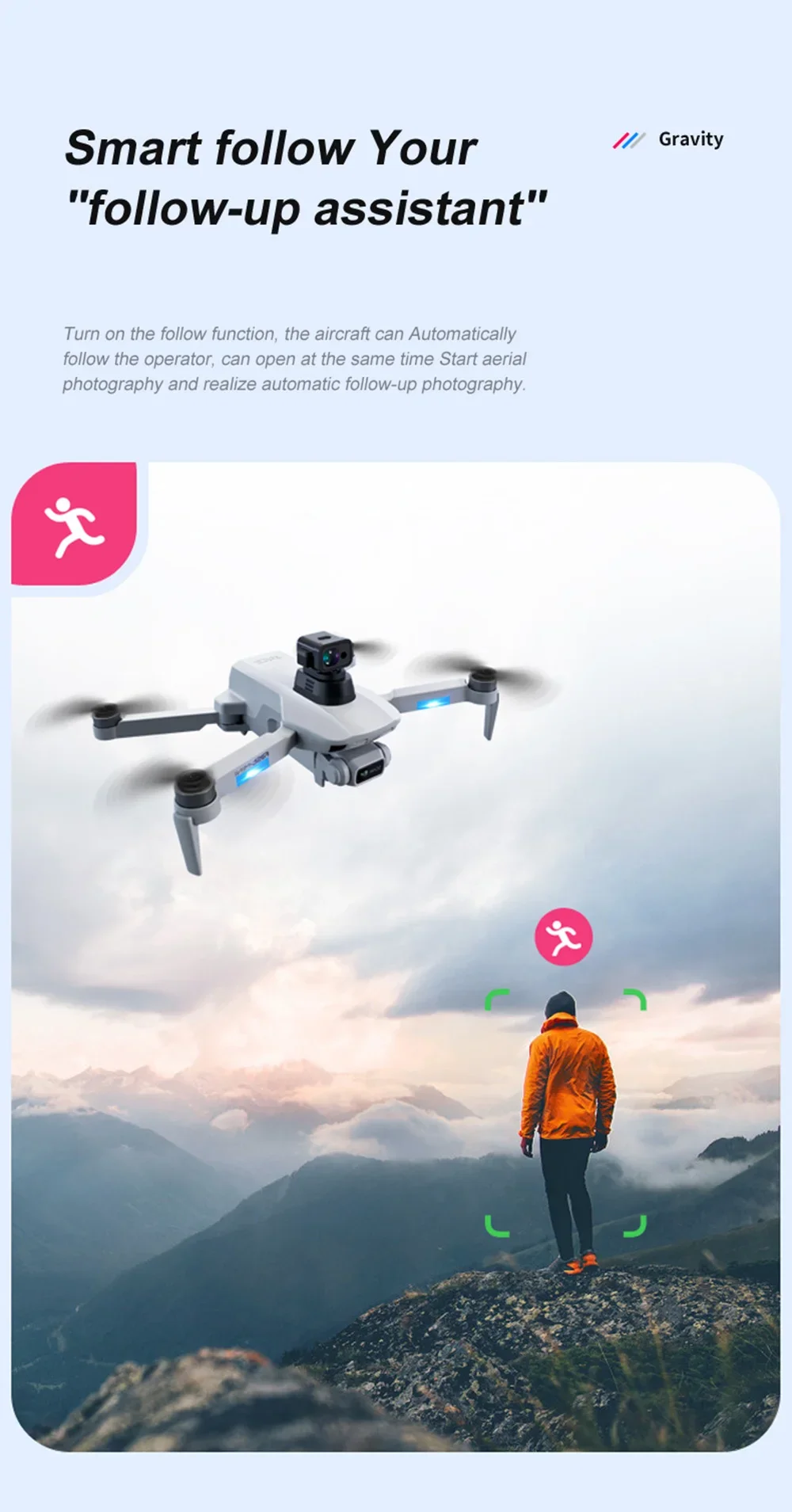 LUXWALLET Falcon X Dodge - 30KM/h Drone - WiFi GPS 1080P Full HD Drone – Laser Obstacle Avoidance - EIS Stabilisator - 2000 Meter Afstand + 2x Accu - Afbeelding 11