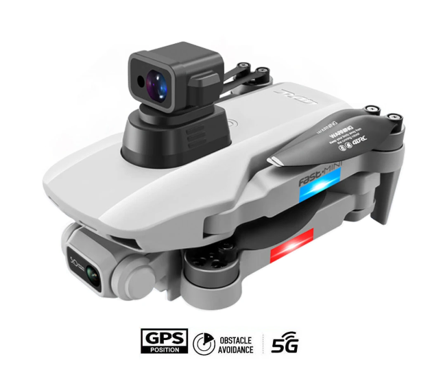 LUXWALLET Falcon X Dodge - 30KM/h Drone - WiFi GPS 1080P Full HD Drone – Laser Obstacle Avoidance - EIS Stabilisator - 2000 Meter Afstand + 2x Accu - Afbeelding 3