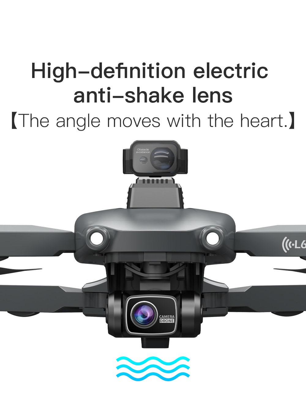 LUXWALLET Chopper X Dodge - 21.6KM/h Drone - WiFi GPS 1080P Full HD Drone – Laser Obstacle Avoidance - EIS Stabilisator - 1200 Meter Afstand + 2x Accu - Afbeelding 6