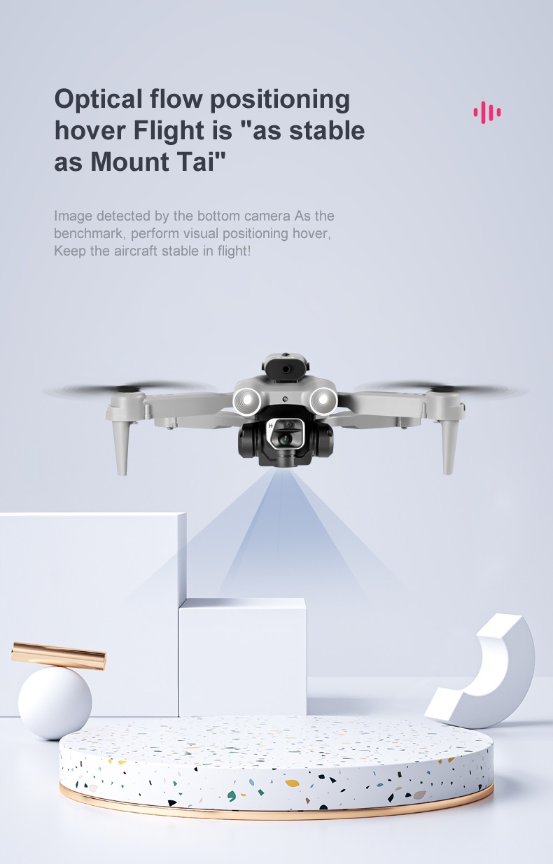 LUXWALLET Libra Light Max Drone – Drone Met Vierzijdige Obstakel Ontwijking - Drone Met Twee Camera’s - 480P – Opvouwbaar - 360° Vliegsysteem - Richtingspunt Vluchtmodus – Zwart - Afbeelding 10