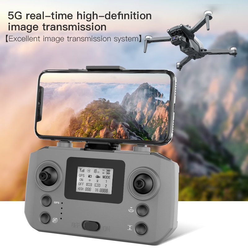 LUXWALLET Chopper X Dodge - 21.6KM/h Drone - WiFi GPS 1080P Full HD Drone – Laser Obstacle Avoidance - EIS Stabilisator - 1200 Meter Afstand + 2x Accu - Afbeelding 21