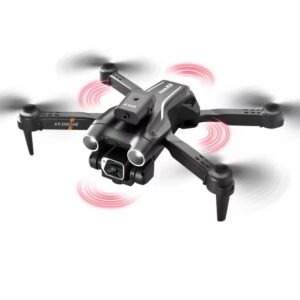 LUXWALLET Libra Light Max Drone – Drone Met Vierzijdige Obstakel Ontwijking - Drone Met Twee Camera’s - 480P – Opvouwbaar - 360° Vliegsysteem - Richtingspunt Vluchtmodus – Zwart