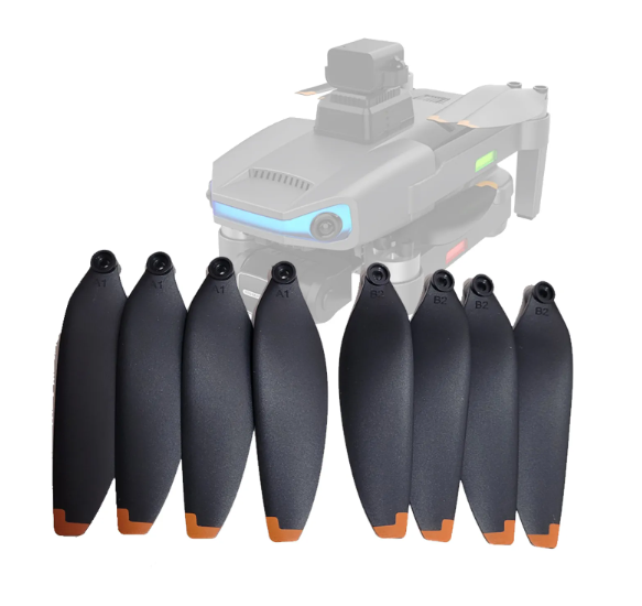 LUXWALLET Drone Propellers – Geschikt voor de Aerofly X Hawk & AE3 Pro Max Drone – Drone Accessoires – Zwart - Afbeelding 2