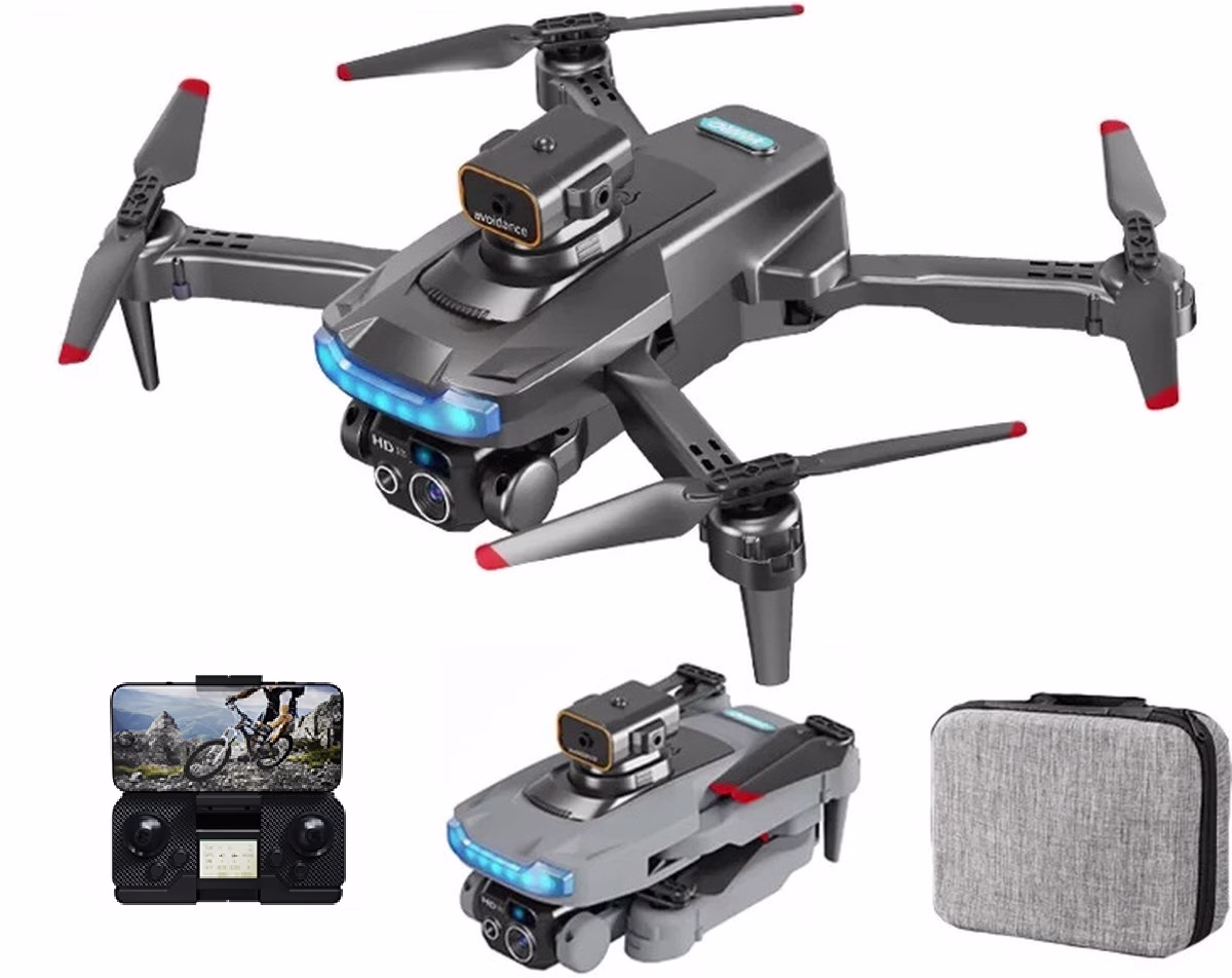 LUXWALLET AeroTech Celestial – 5 GHz Quadcopter Drone – Laser Obstacle Avoidance – Multiplunt Vluchtmodus – Return To Home - Zwart