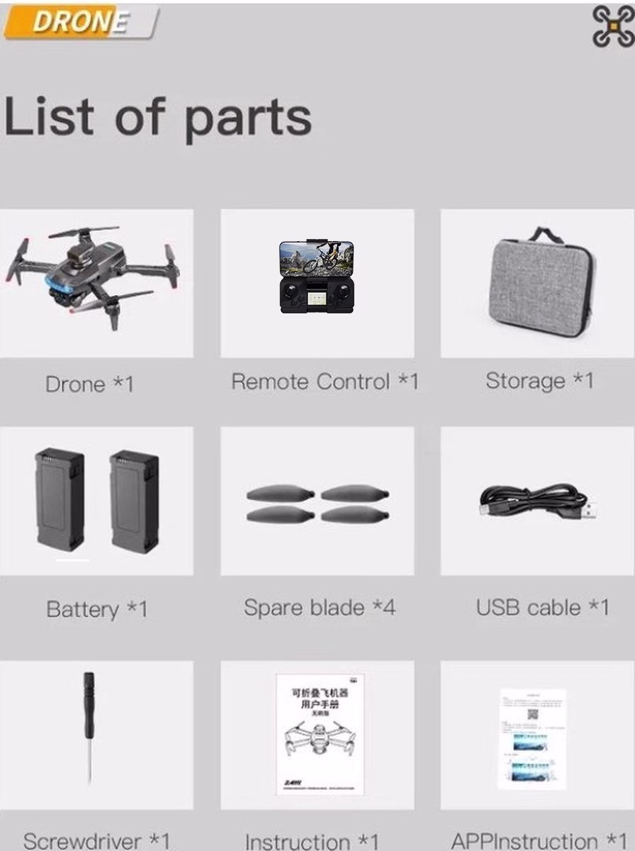 LUXWALLET AeroTech Celestial – 5 GHz Quadcopter Drone – Laser Obstacle Avoidance – Multiplunt Vluchtmodus – Return To Home - Zwart - Afbeelding 20