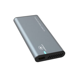 Luxwallet HD480 Externe Harde Schijf Behuizing - M.2 NGFF SSD Naar USB 3.1 Type-C Gen2 SATA3 Converter - 5Gbps - Ondersteunende Hard Drives 2242/2260/2280 - Grijs