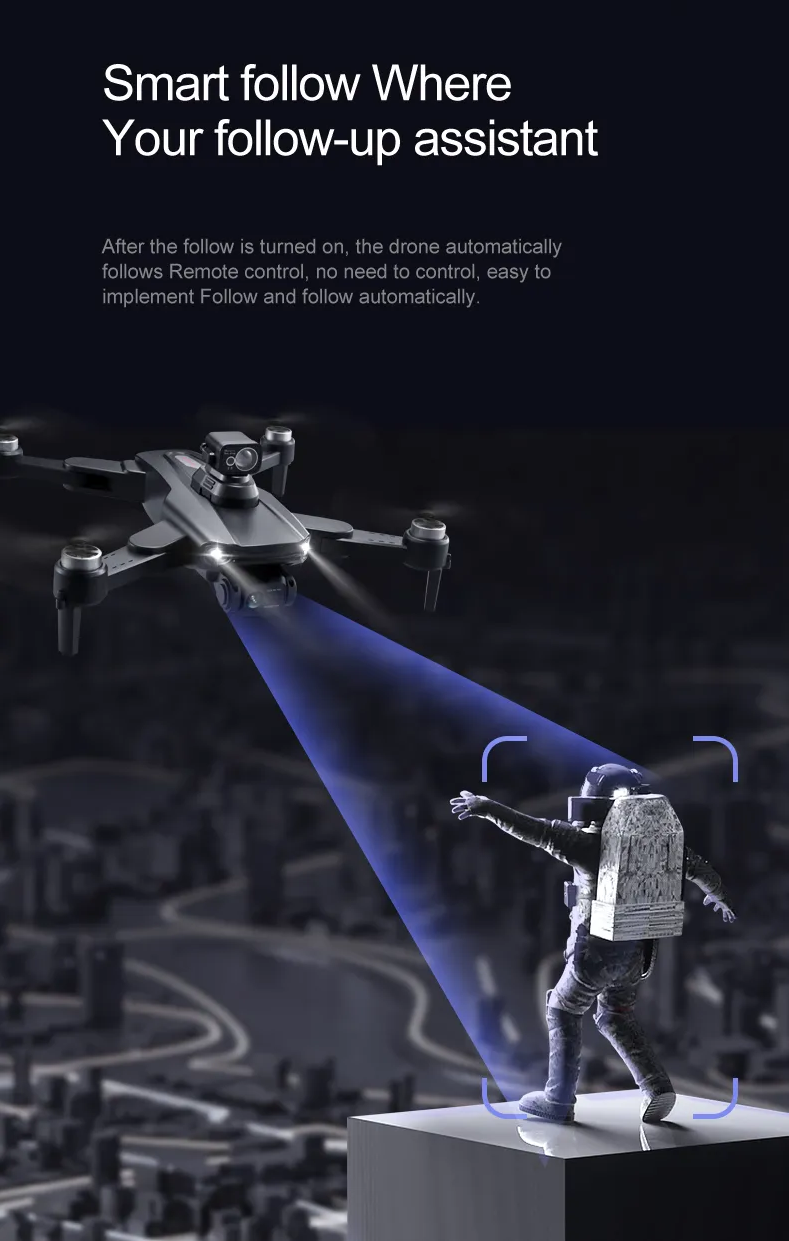 LUXWALLET AeroTech Ultra - 5Ghz WiFI GPS Drone – Laser Obstacle Avoidance - 1200M Afstand - RTH Functie - 15-30KM/h – Drone Met Mobiele App - 2 Accu + Opbergcase - Afbeelding 8