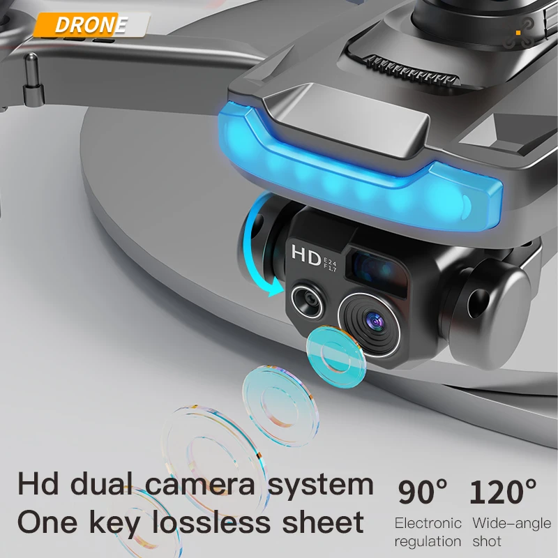 LUXWALLET AeroTech Celestial – 5 GHz Quadcopter Drone – Laser Obstacle Avoidance – Multiplunt Vluchtmodus – Return To Home - Zwart - Afbeelding 15