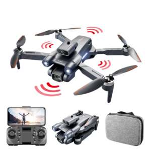 LUXWALLET Libra Light Ethereal - Drone Met Driezijdige Obstakel Ontwijking - Drone Met Twee Camera’s - Opvouwbaar - 360° Vliegsysteem - Richtingspunt Vluchtmodus – 50x Zoom – Zwart
