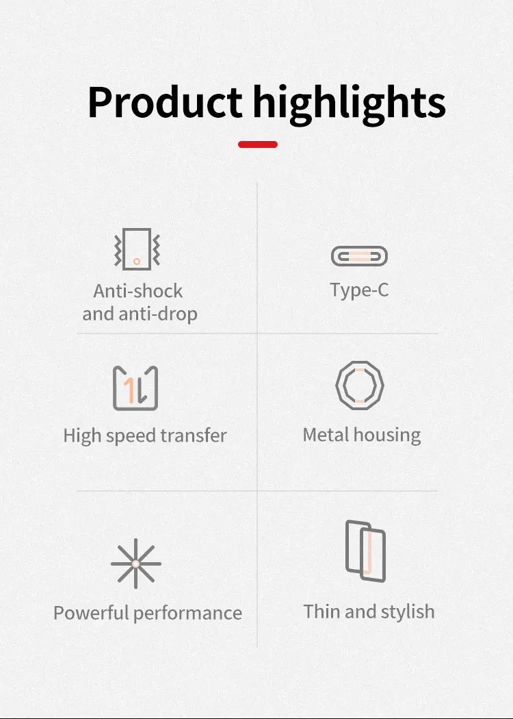 LUXWALLET FS5 Externe SSD 1TB - Externe Draagbare Harde Schijf – HDD – Ultrasnelle Gegevensoverdracht - Zilver - Afbeelding 8