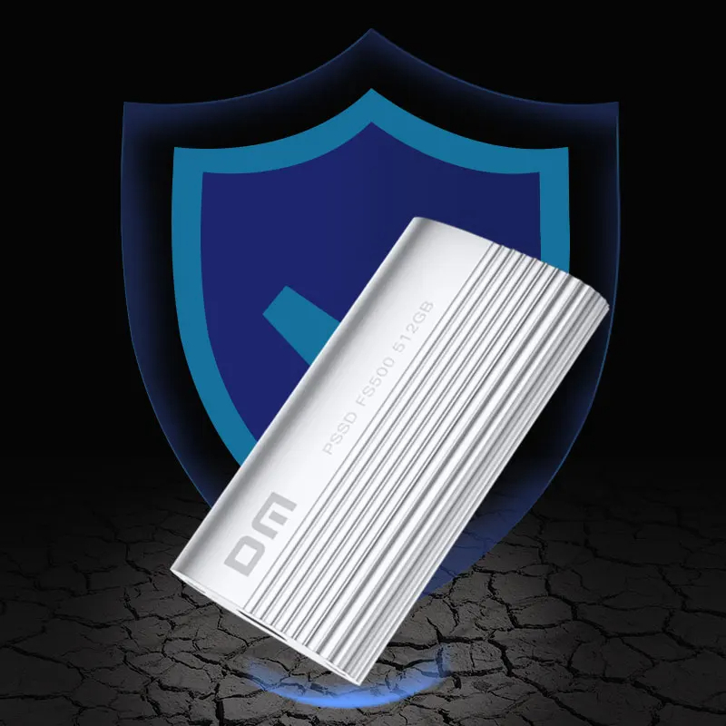 LUXWALLET FS5 Externe SSD 1TB - Externe Draagbare Harde Schijf – HDD – Ultrasnelle Gegevensoverdracht - Zilver - Afbeelding 2