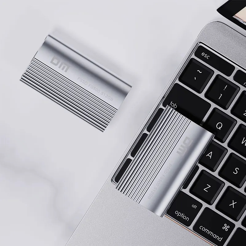 LUXWALLET FS5 Externe SSD 1TB - Externe Draagbare Harde Schijf – HDD – Ultrasnelle Gegevensoverdracht - Zilver - Afbeelding 5