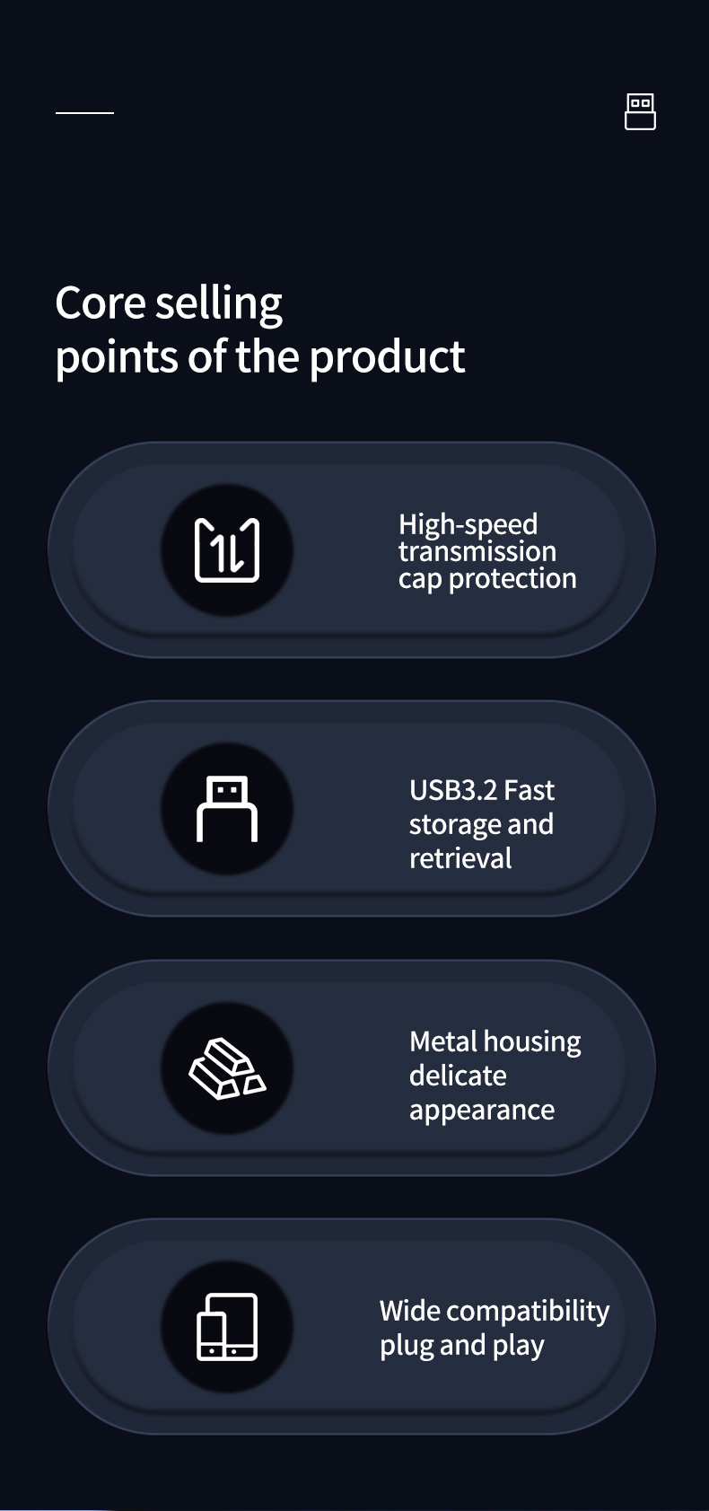 LUXWALLET SpeedByte – USB 3.2 Flashdrive – 64GB – OTG – USB-Stick – Stootbestendig Design – Leessnelheid tot 100 Mbps – Snelle Overdracht – Zwart/Zilver - Afbeelding 10