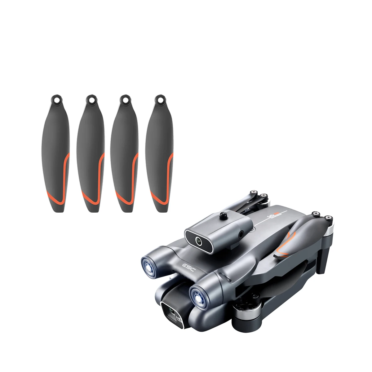 LUXWALLET Drone Propellers – Geschikt voor De LUXWALLET Libra Light Ethereal & S1S Drone – Drone Accessoires – Zwart - Afbeelding 2