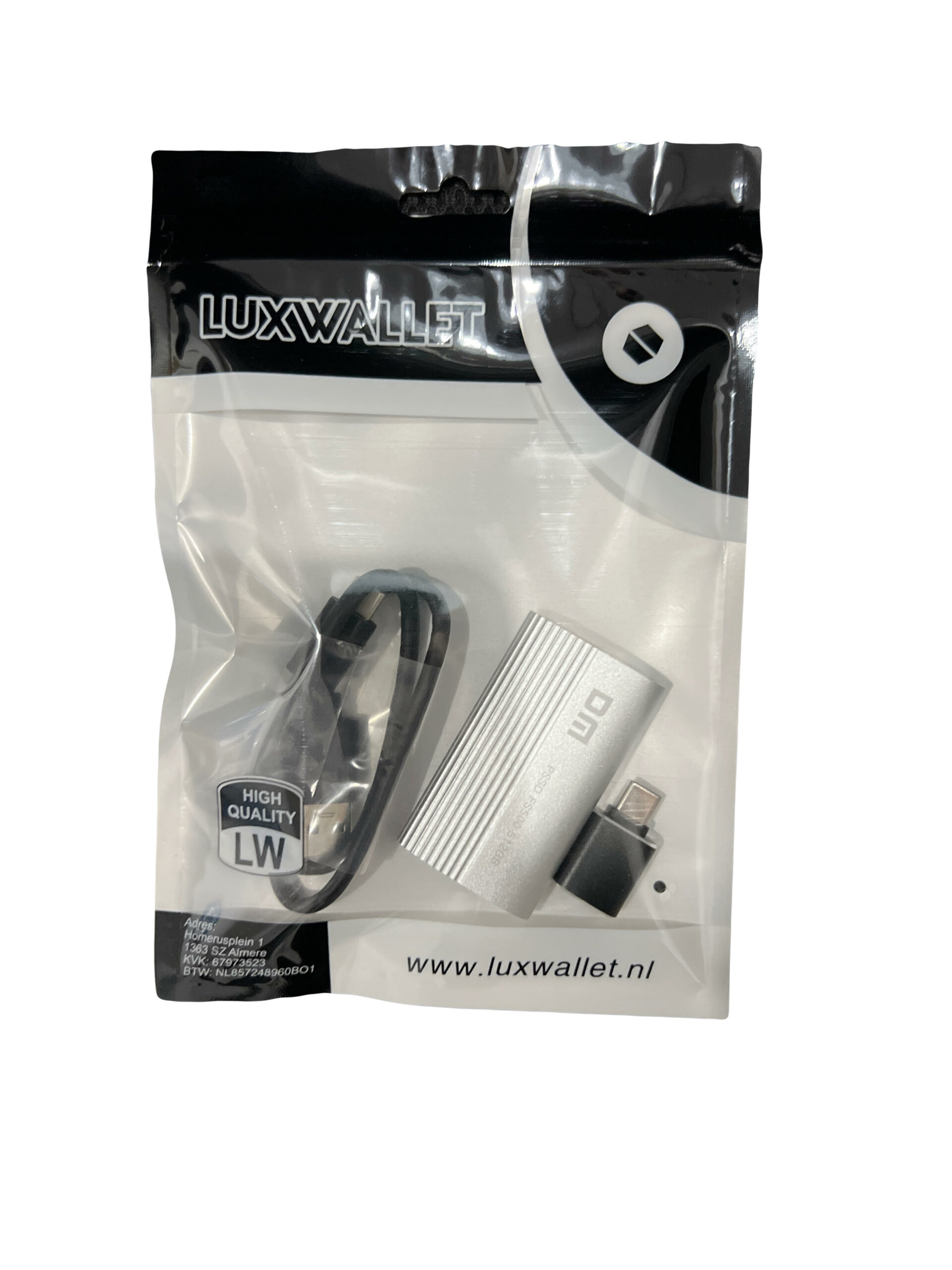 LUXWALLET FS5 Externe SSD 1TB - Externe Draagbare Harde Schijf – HDD – Ultrasnelle Gegevensoverdracht - Zilver - Afbeelding 17