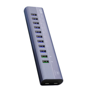 LUXWALLET SpeedLink Nexus - 13 Poorten - USB 3.0 - Hub - Oplaadpoort - Type C - Zilver