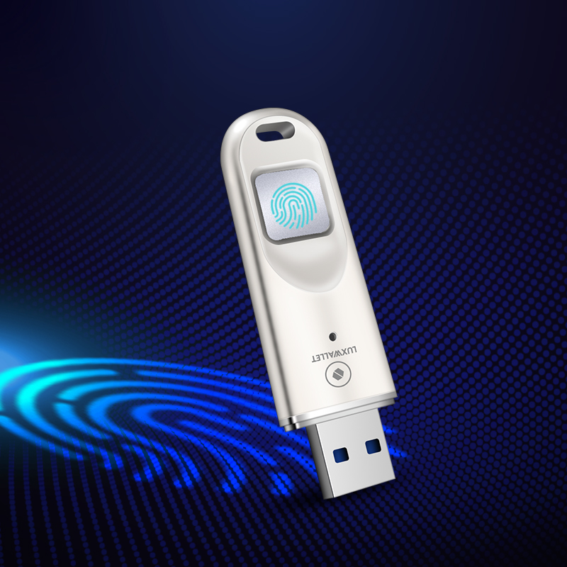Flashdrive Wallet LUXWALLET SecureTouch – USB 3.0 Flashdrive Met Vingerafdruk