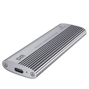 LUXWALLET TurboDrive - USB 3.1 - Type C - SSD Behuizing - NVMe - Plug & Play - Aliminium - Zilver