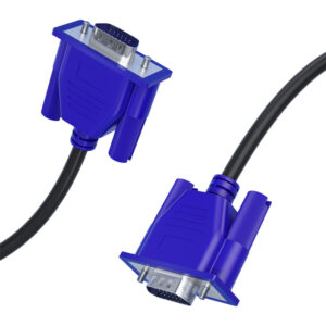 LUXWALLET UltraVision - VGA Kabel - 3 Meter - VGA naar VGA - Zwart/Blauw