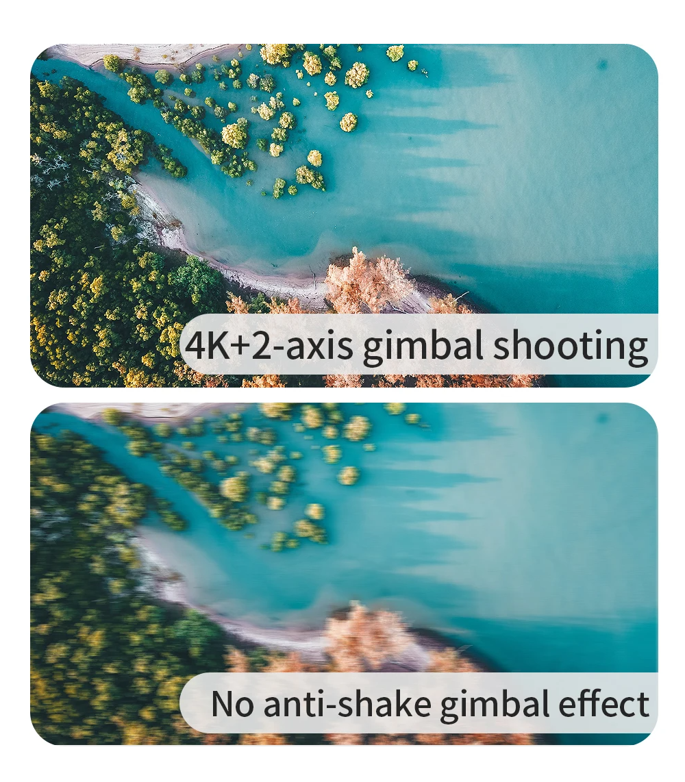 LUXWALLET SkyVortex - 5 Ghz WiFi GPS Drone - 2 Axis Gimbal Drone – Return To Home – 50x Zoom – 1000M Afstand - Smart Follow & Bedienen met Handgebaren - Oranje - Afbeelding 7