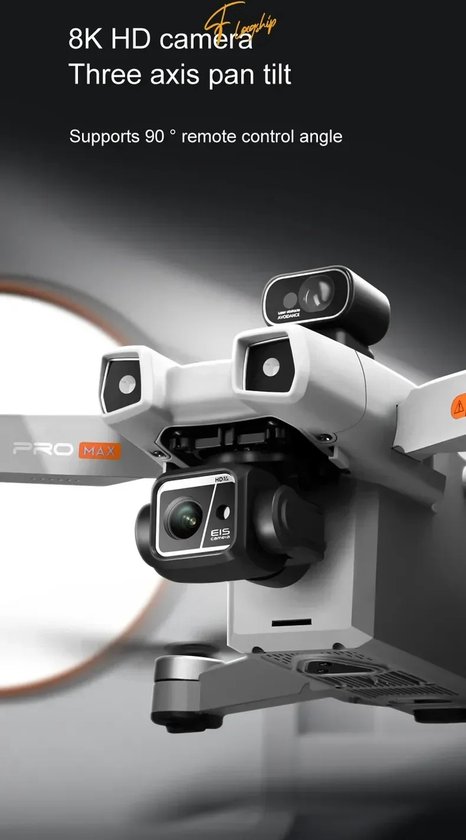LUXWALLET Skyline4 Drone – 4K Camera – 3-Assige Gimbal – 360° Laser Obstakel Detectie – GPS Return-to-Home – 56 Min Vluchtduur – 8KM Bereik - Afbeelding 11