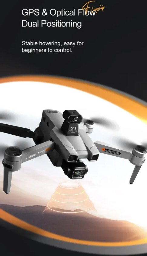 LUXWALLET Skyline4 Drone – 4K Camera – 3-Assige Gimbal – 360° Laser Obstakel Detectie – GPS Return-to-Home – 56 Min Vluchtduur – 8KM Bereik - Afbeelding 18