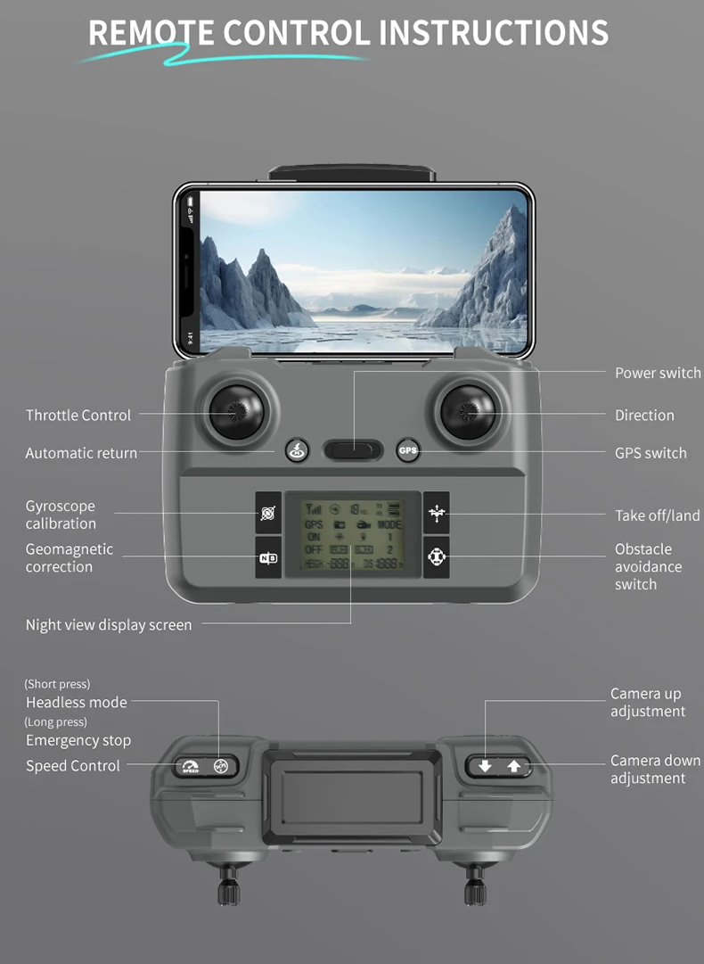 LUXWALLET Libra Hover – Drone Met Laser Obstacle Avoidance – Return To Home – Volg Mij Modus – Ingebouwde Gimbal – EIS Stabilisatie – Mobiele App – Traject Vlucht - Afbeelding 20