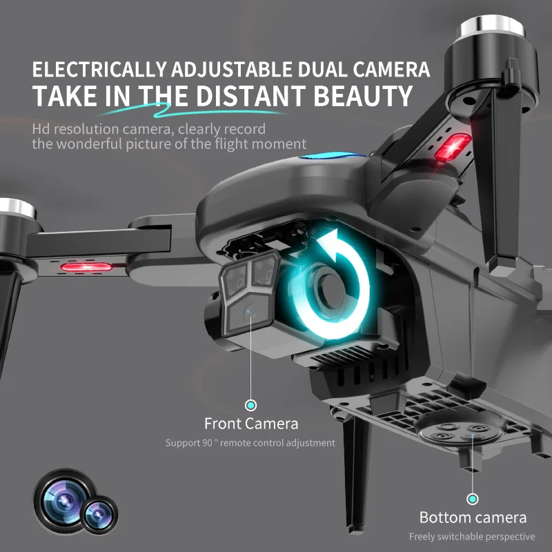 LUXWALLET Libra Hover – Drone Met Laser Obstacle Avoidance – Return To Home – Volg Mij Modus – Ingebouwde Gimbal – EIS Stabilisatie – Mobiele App – Traject Vlucht - Afbeelding 7